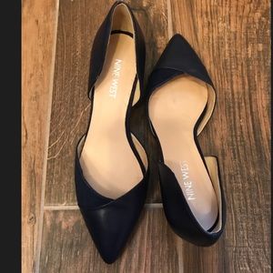 Nine West Blue Small Heeled Flat